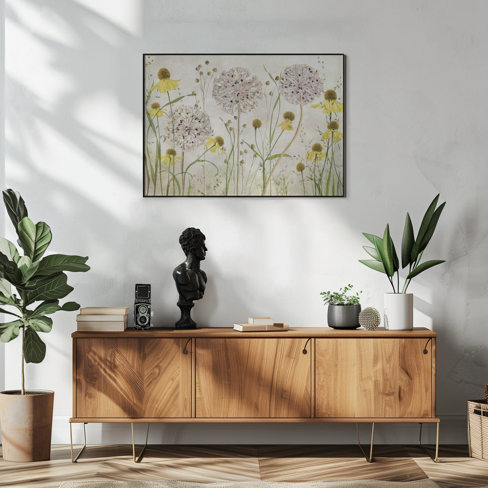 Allium und Helenium | Poster
