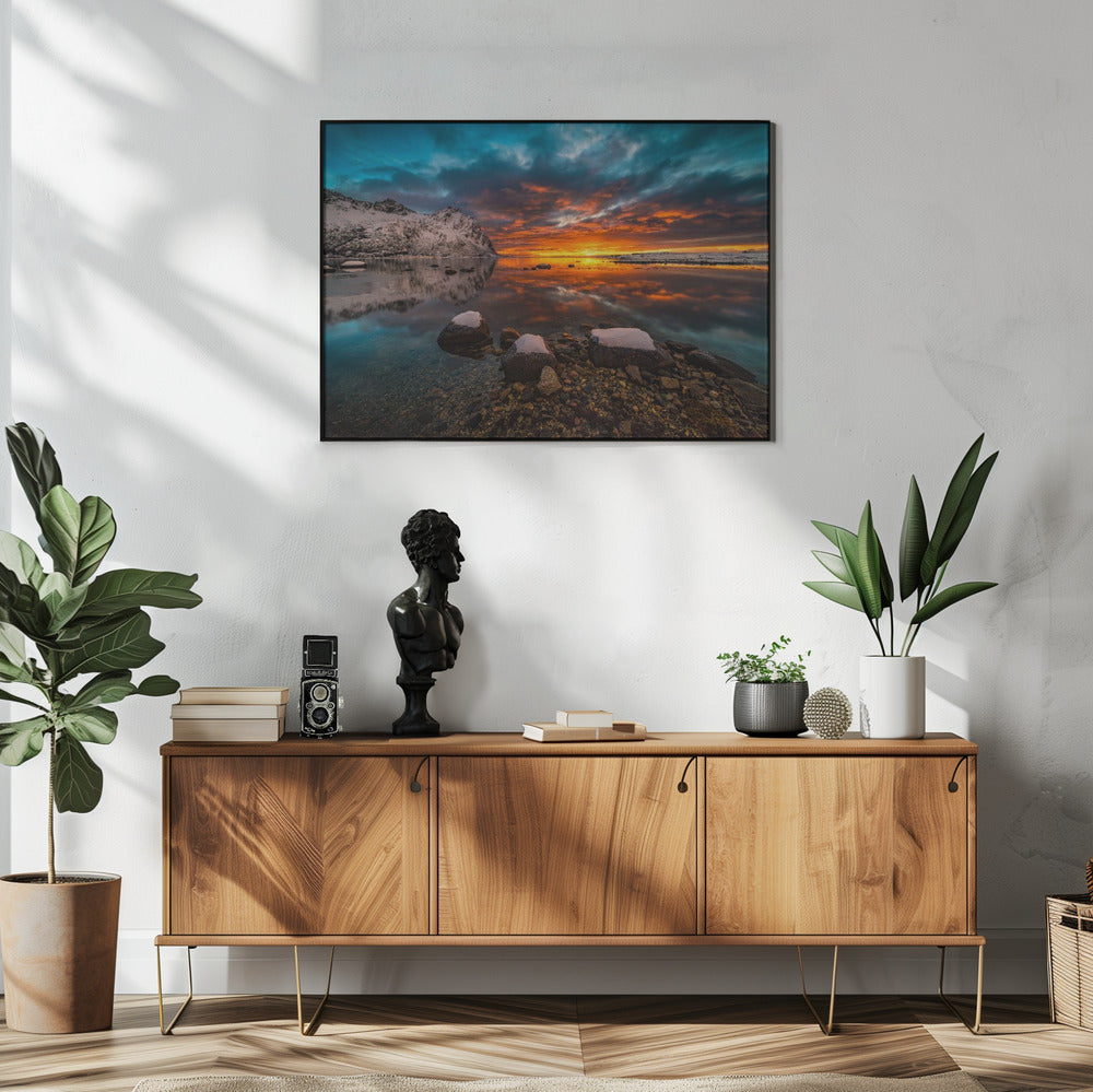 sky on fire | Poster