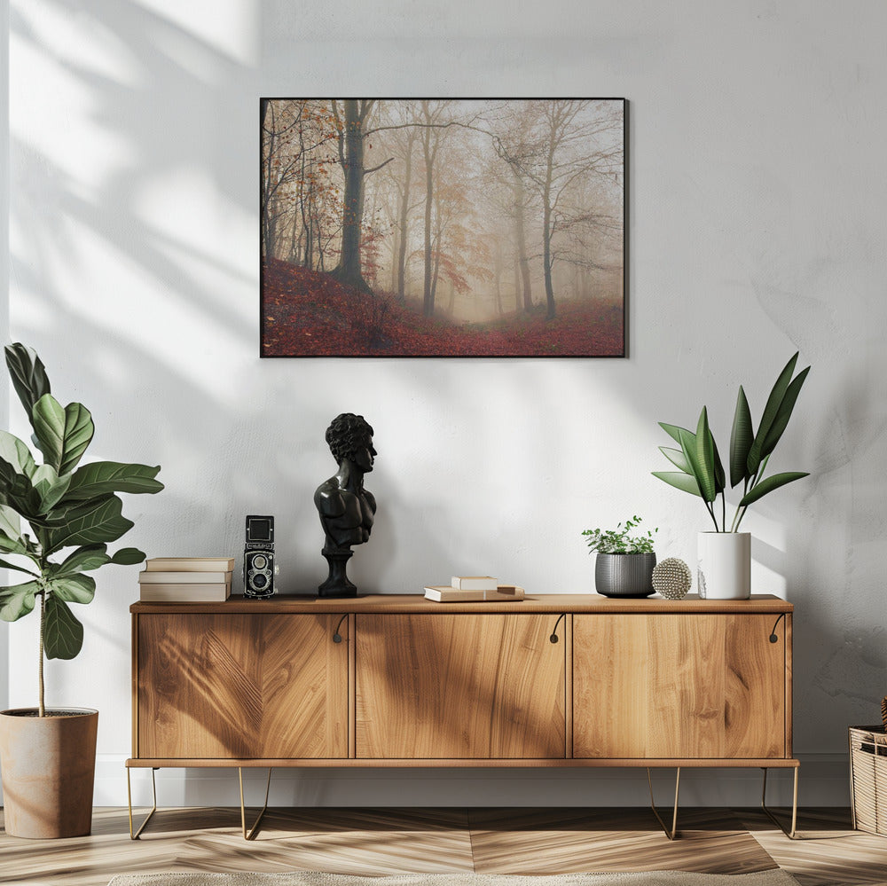 Warten auf den Hirsch. | Poster