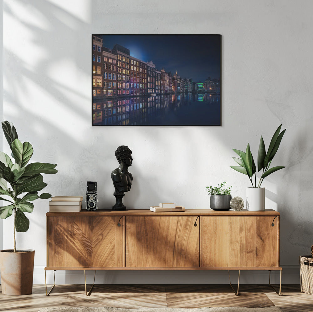 Amsterdam Fensterfarben | Poster