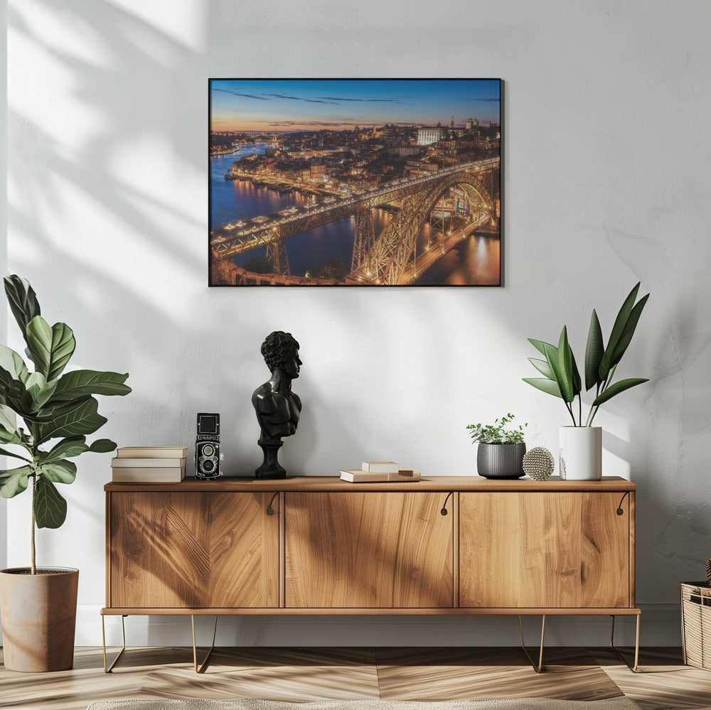 Portugal - Porto Blaue Stunde | Poster
