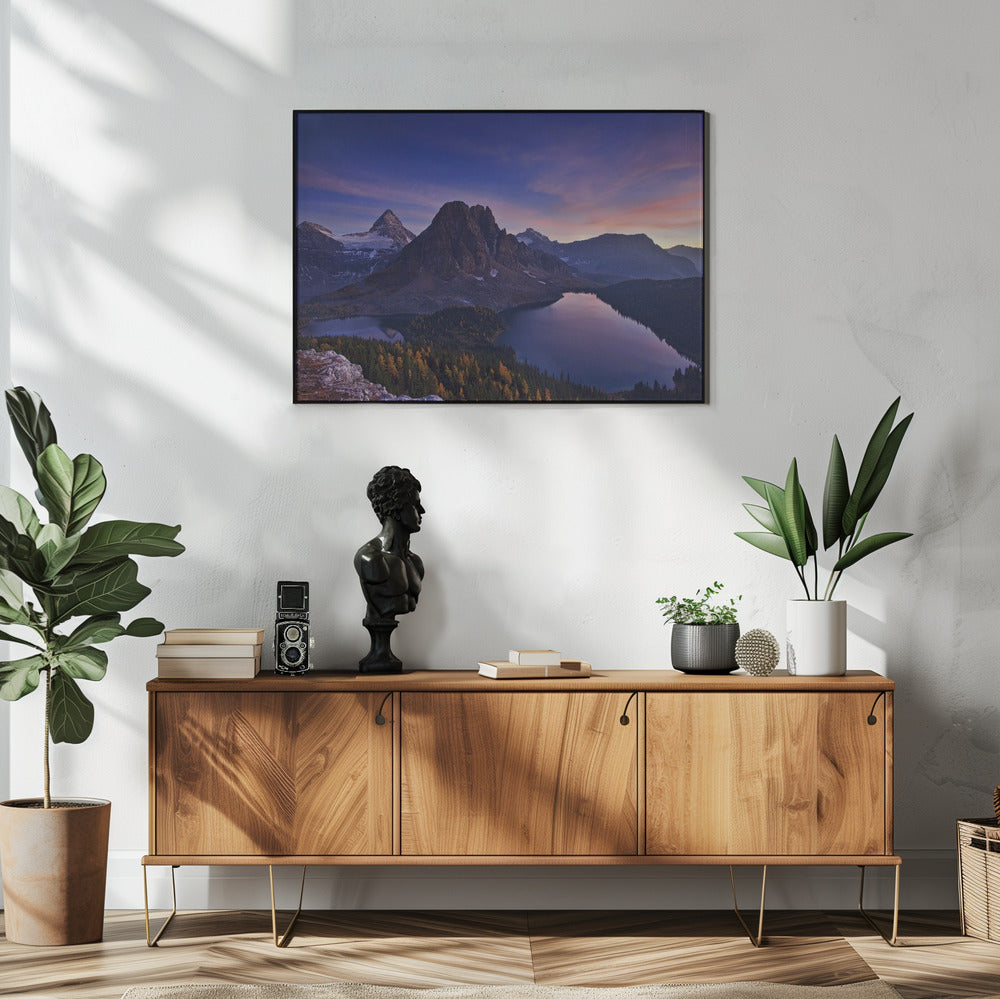 Dämmerung am Mount Assiniboine | Poster