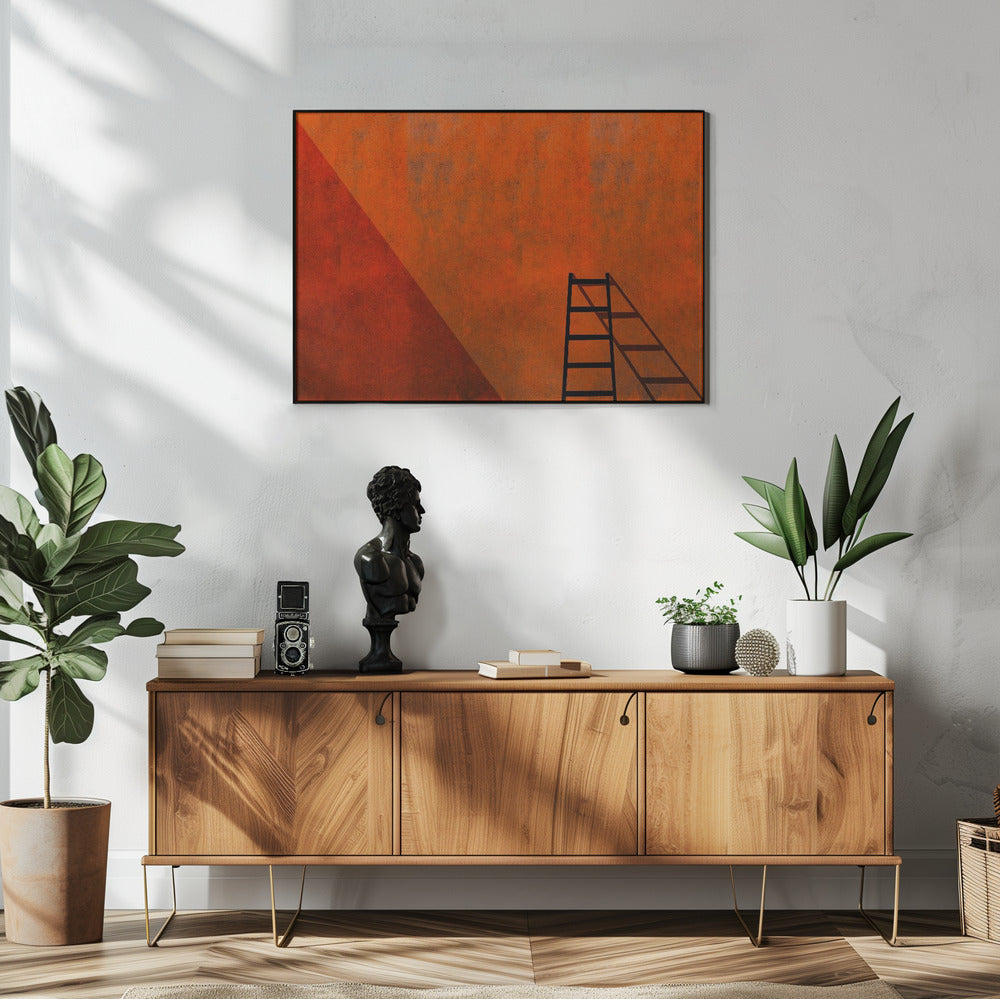 Eine Leiter und ihr Schatten | Poster