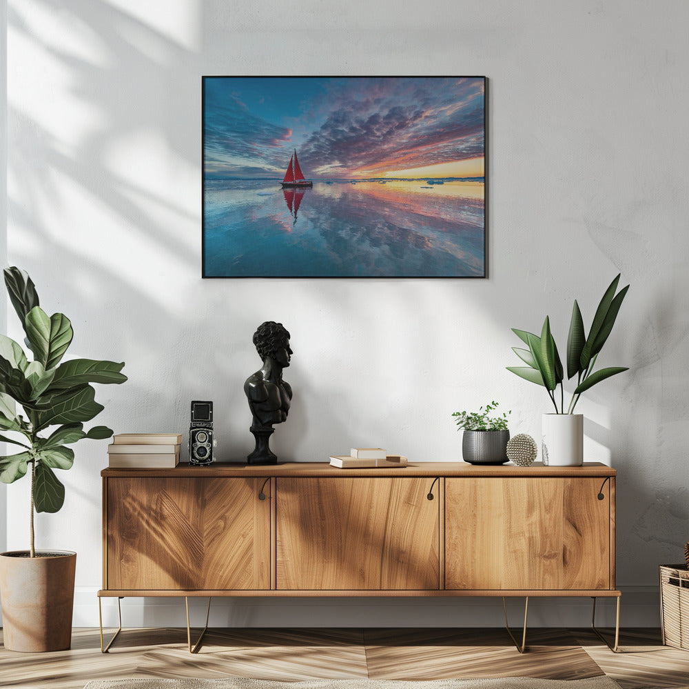 Greenland fire sky | Poster
