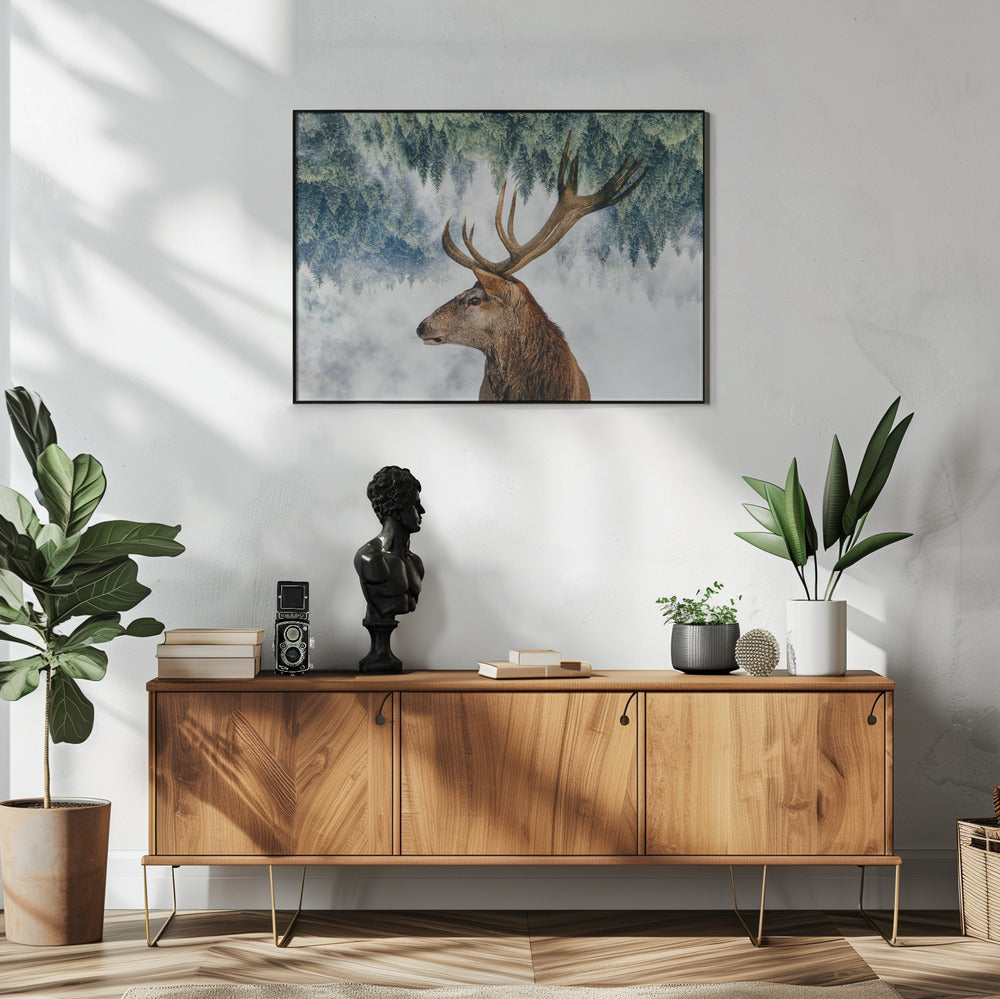 Der Hirsch und der Wald | Poster
