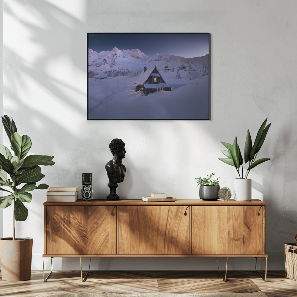 Winterhütte | Poster