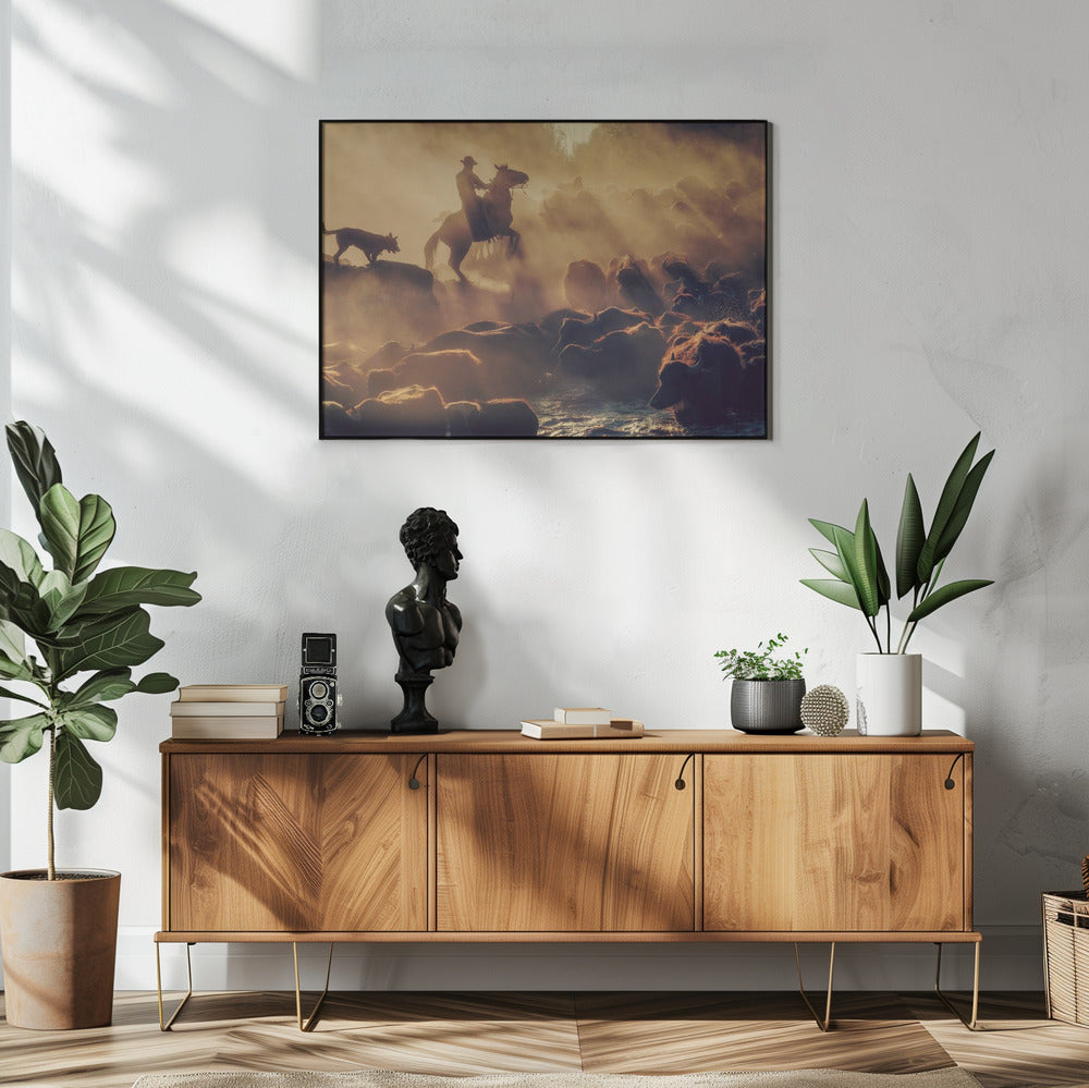 Der Büffelhirte | Poster