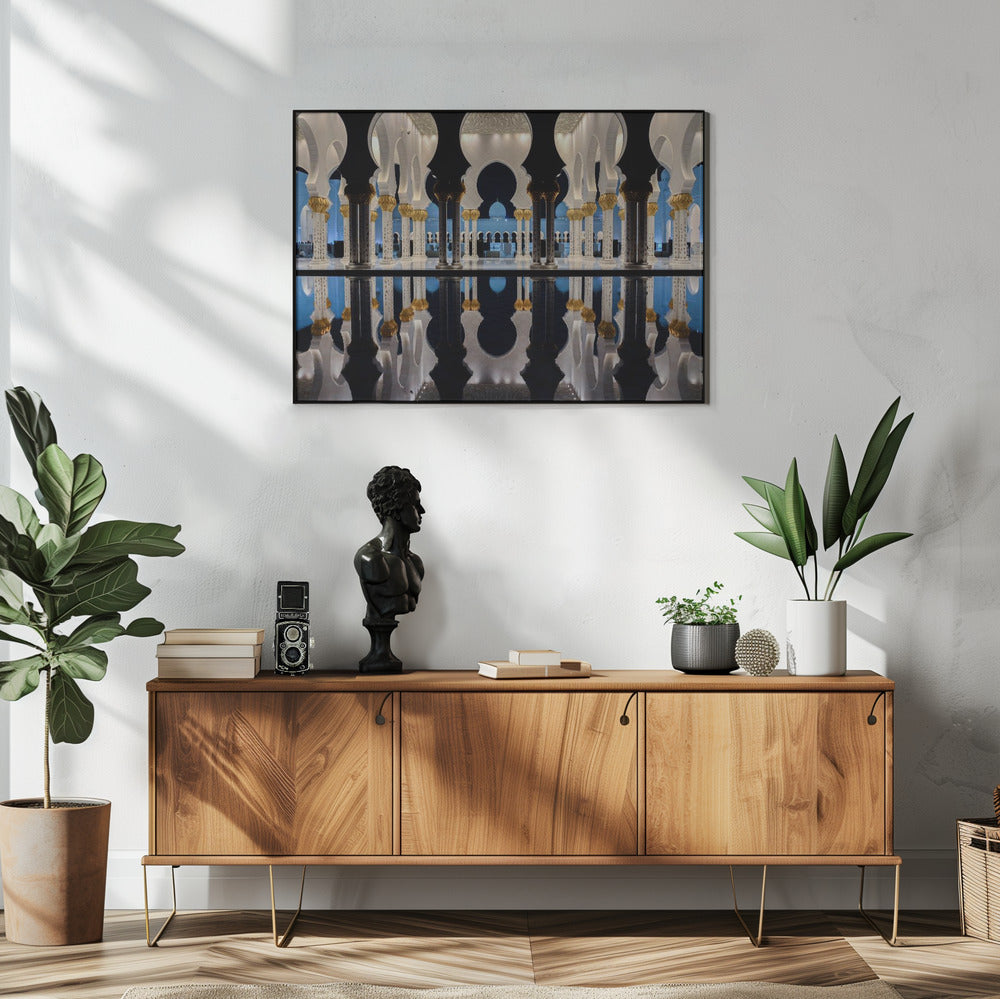 Blaue Stunde & Reflexion | Poster
