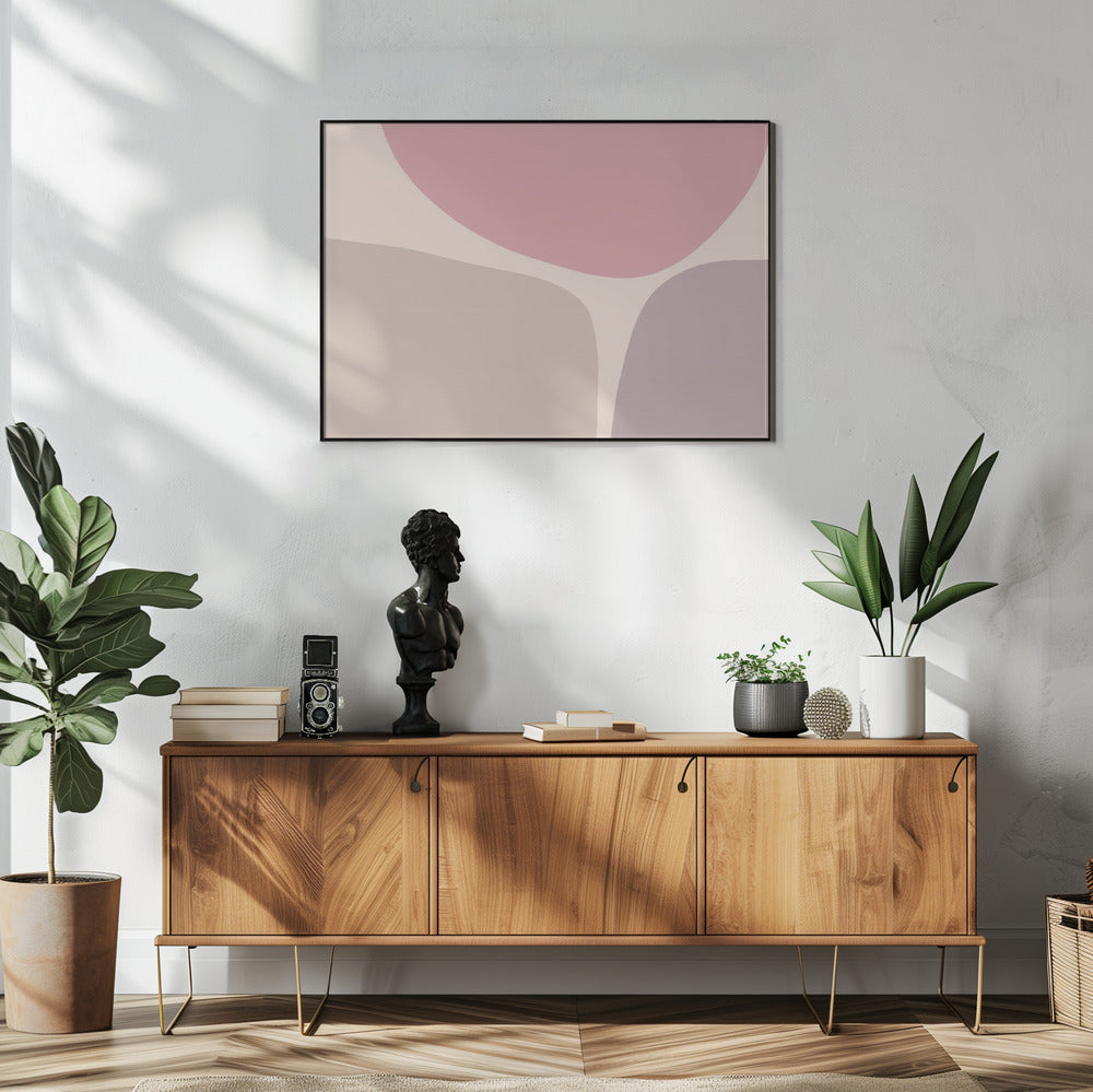 Farbharmonie-Fluss | Poster