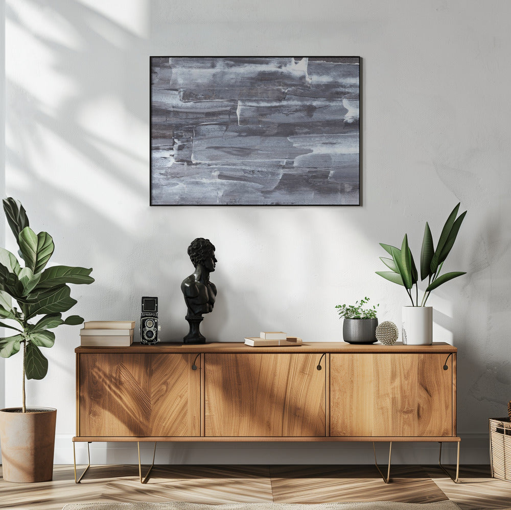 Monochromes Treibholz | Poster