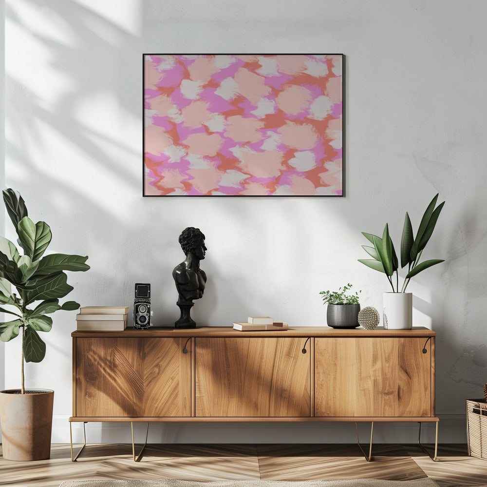 Florale Traumwellen | Poster