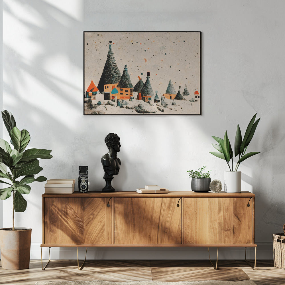 “Whimsical Village” | Poster