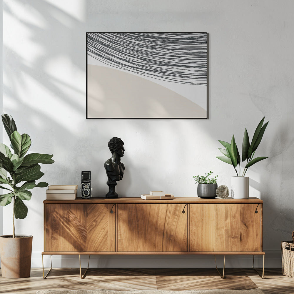 Harmonie geschwungener Linien | Poster