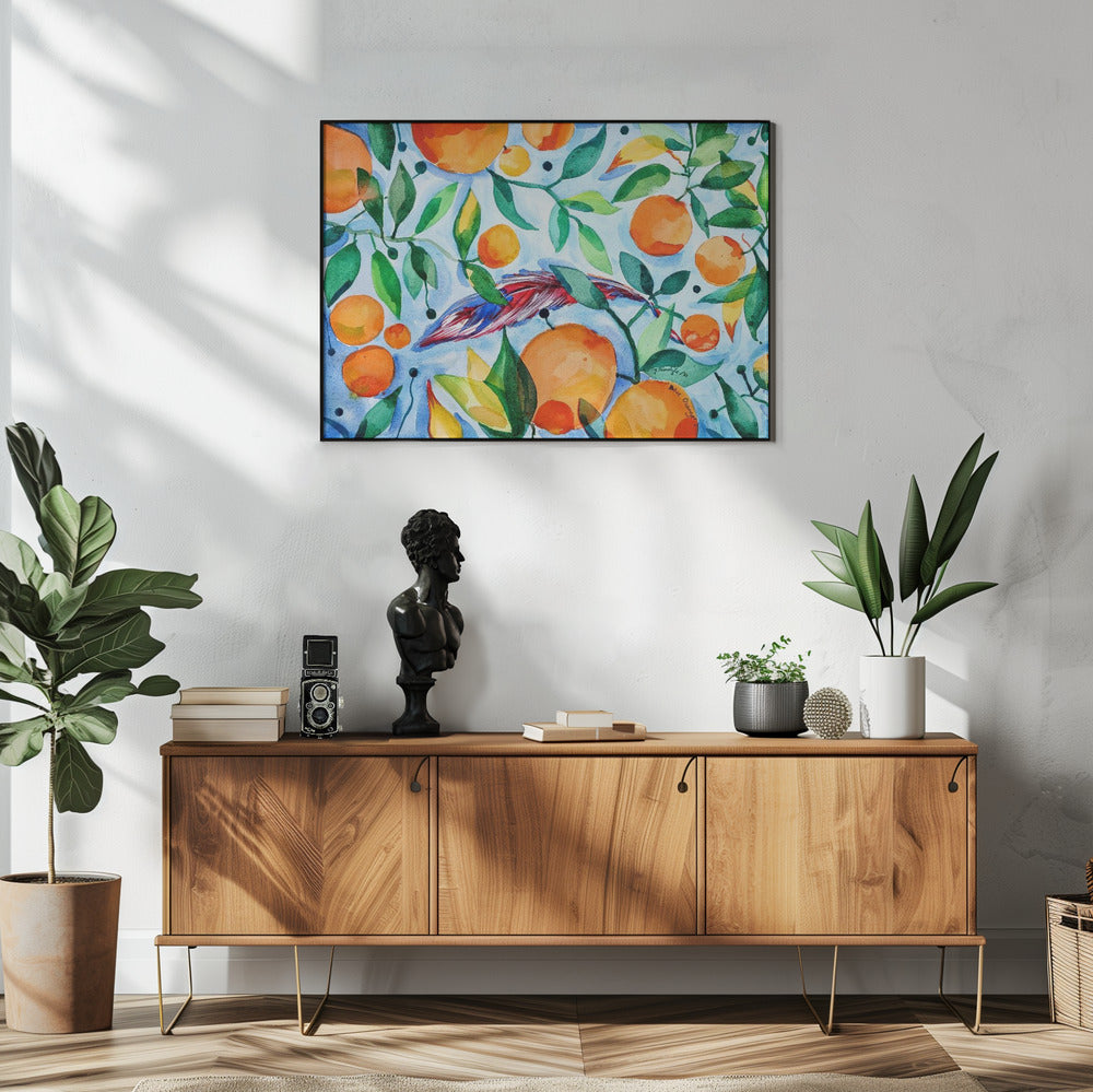 Orange Blau | Poster