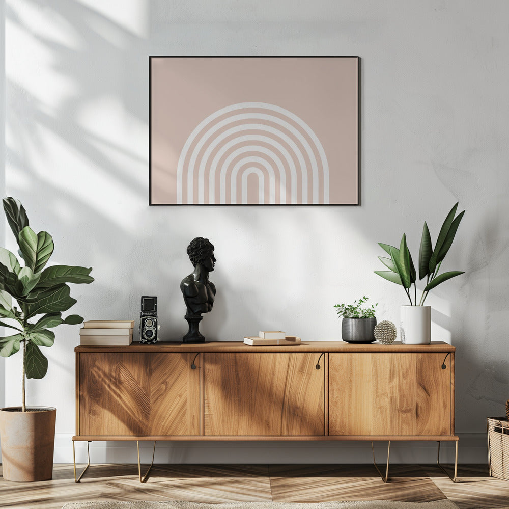 Peach Rainbow | Poster