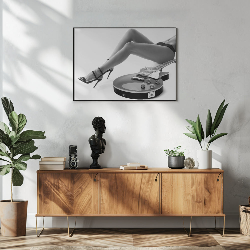 Leggy Les Paul | Poster