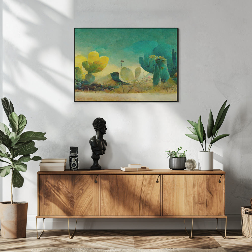 Wüstenblütenlandschaft | Poster