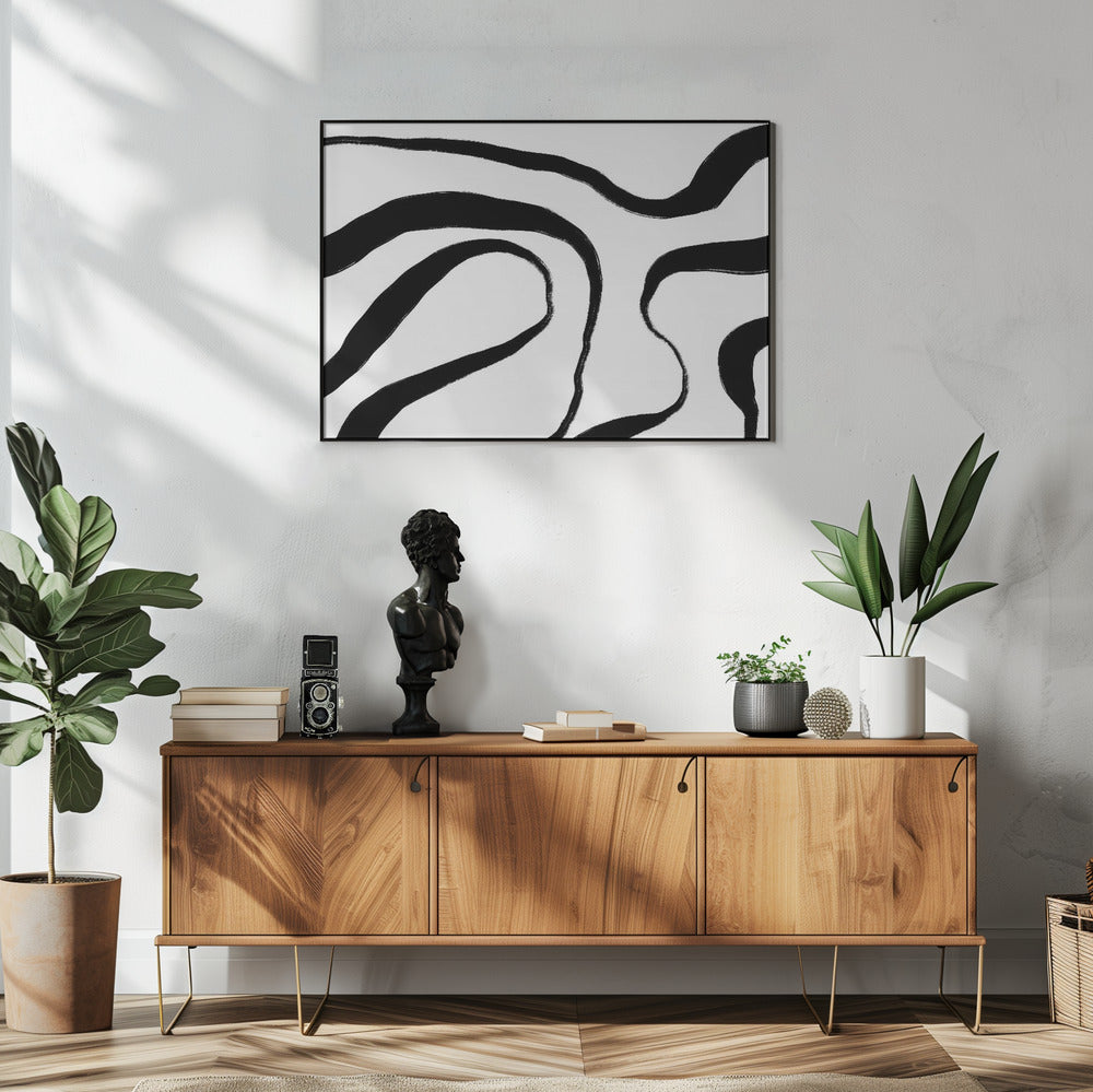 Fließende Zebrastreifen | Poster