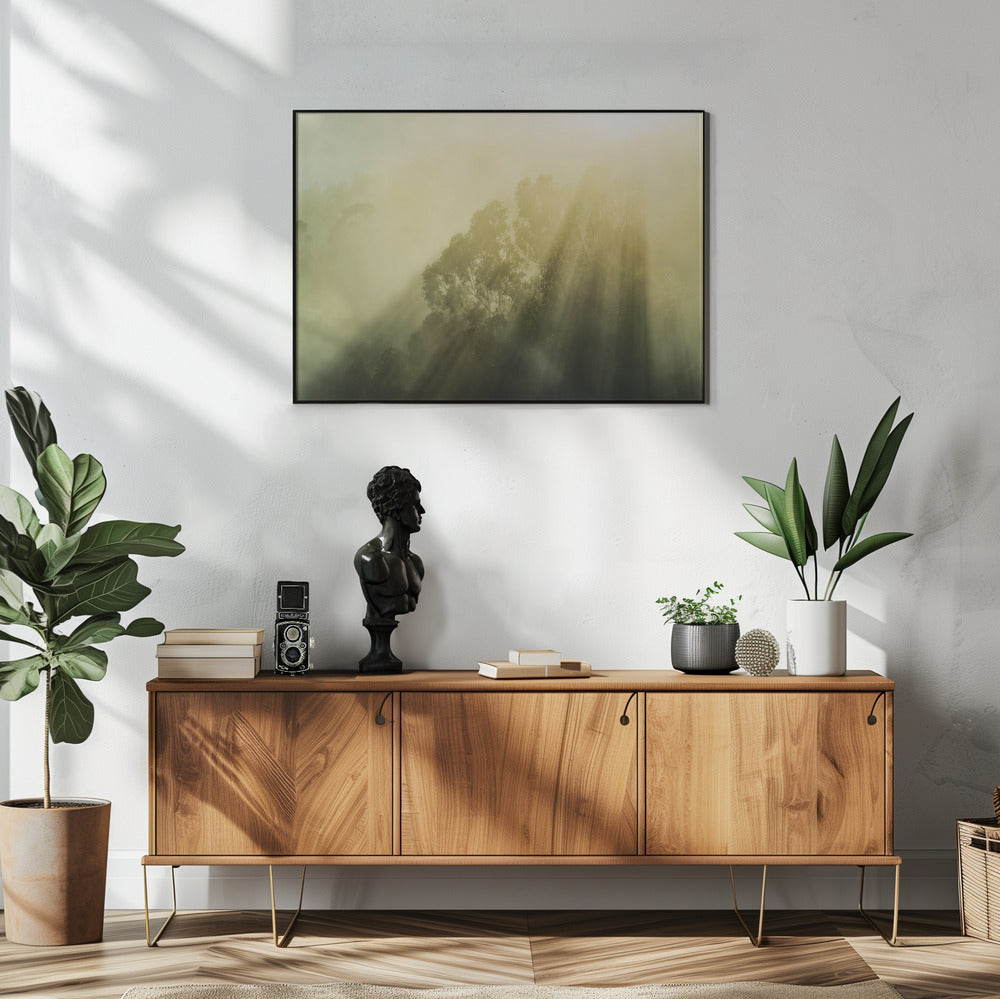 Nebliger Wald III | Poster