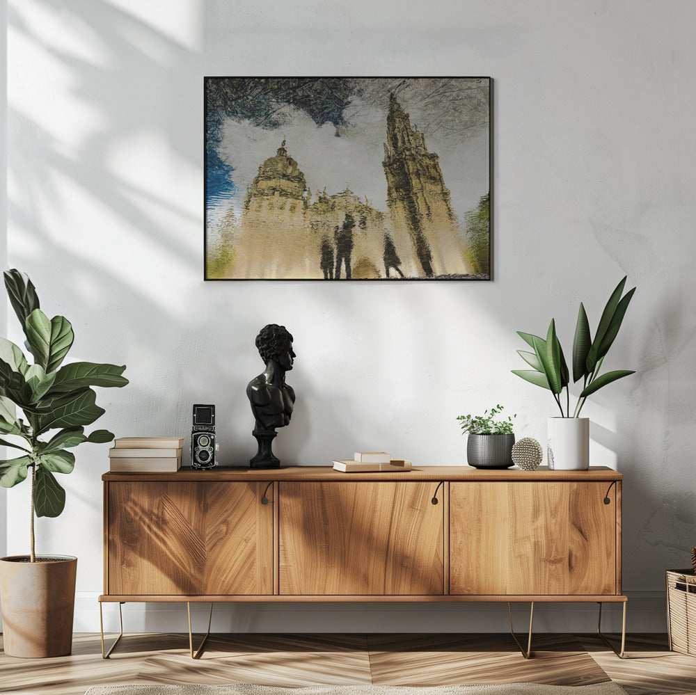 Toledo Cathedral Reflection | Poster