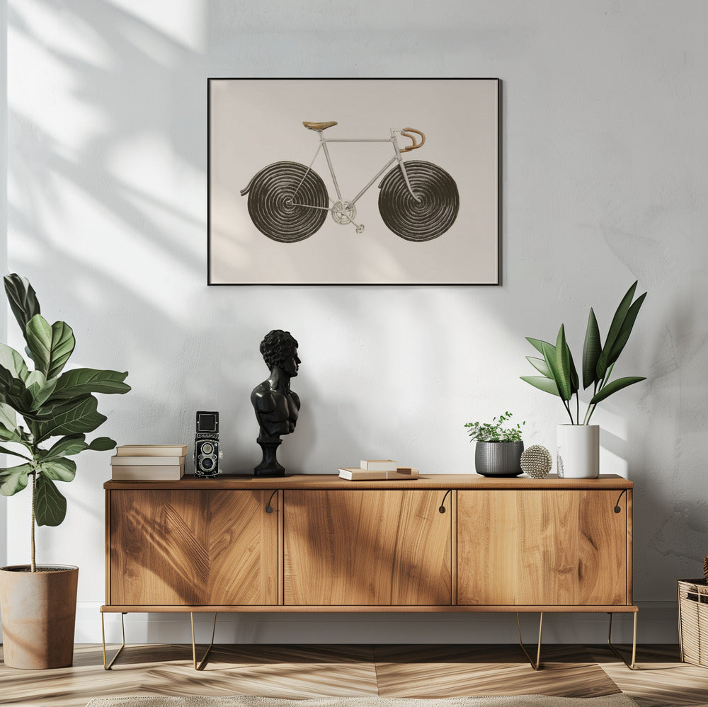 Lakritz-Fahrrad | Poster