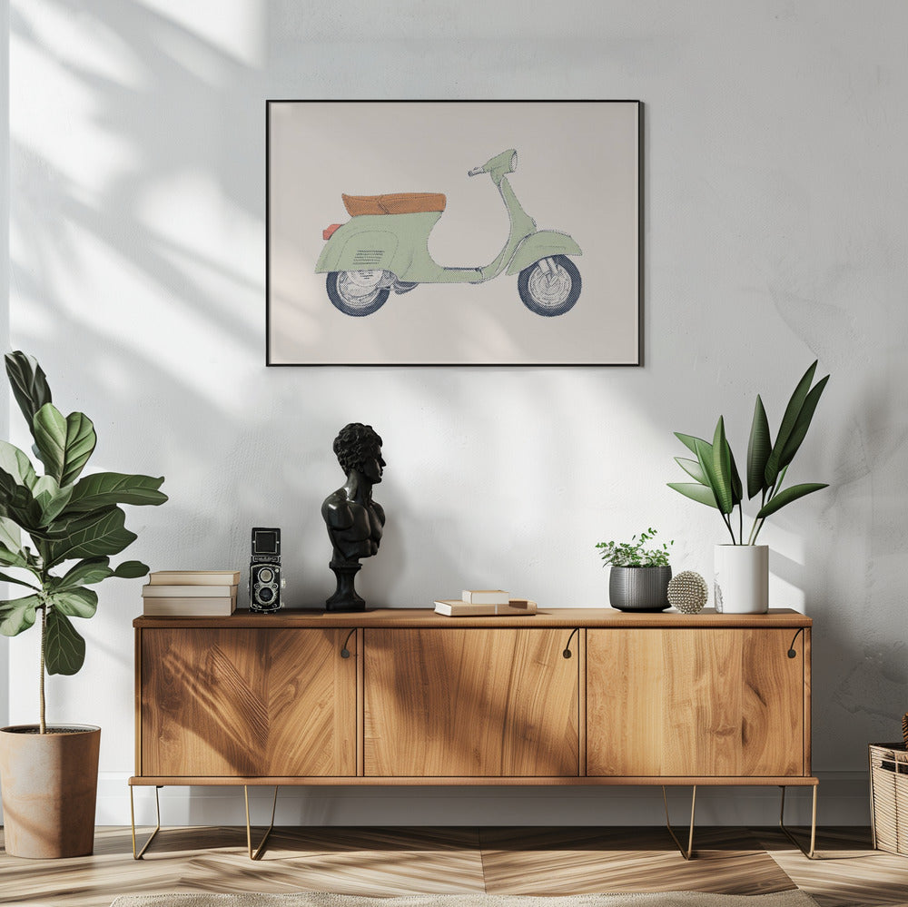 Vespa-Druck | Poster
