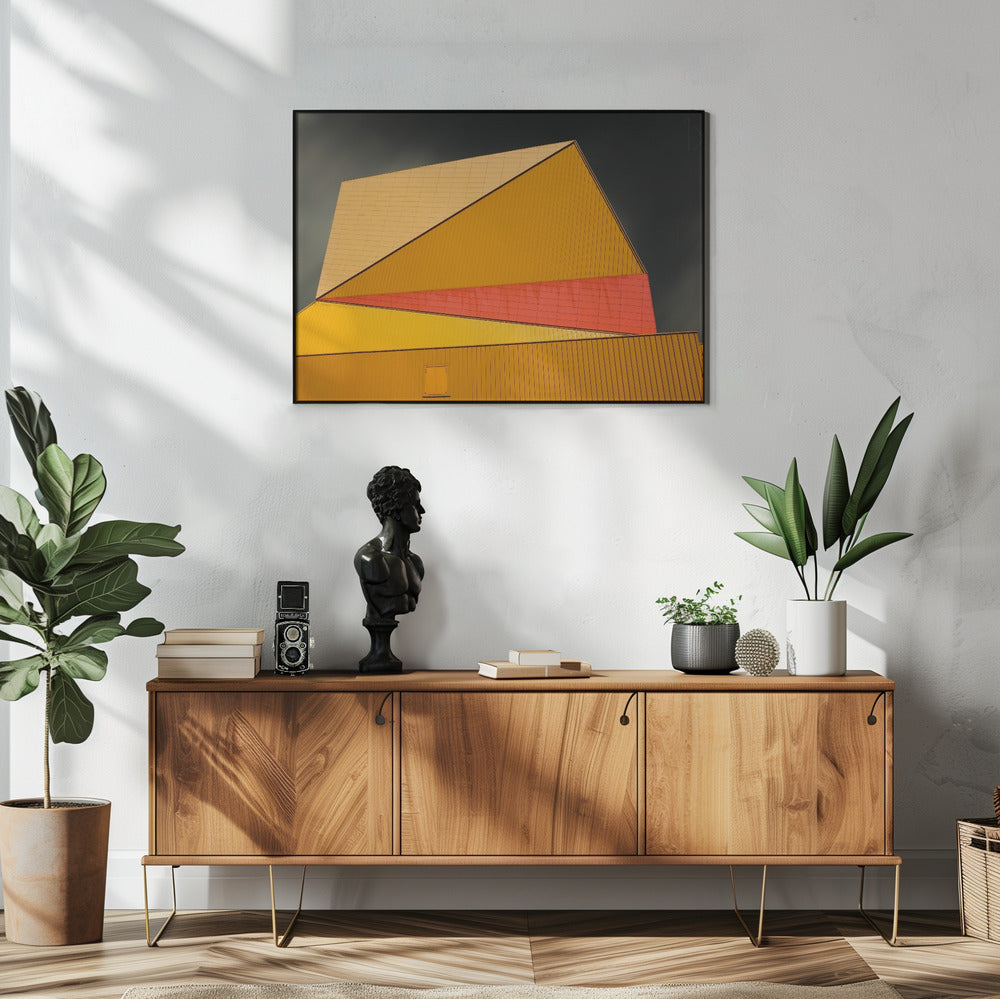 Das gelbe Dach | Poster