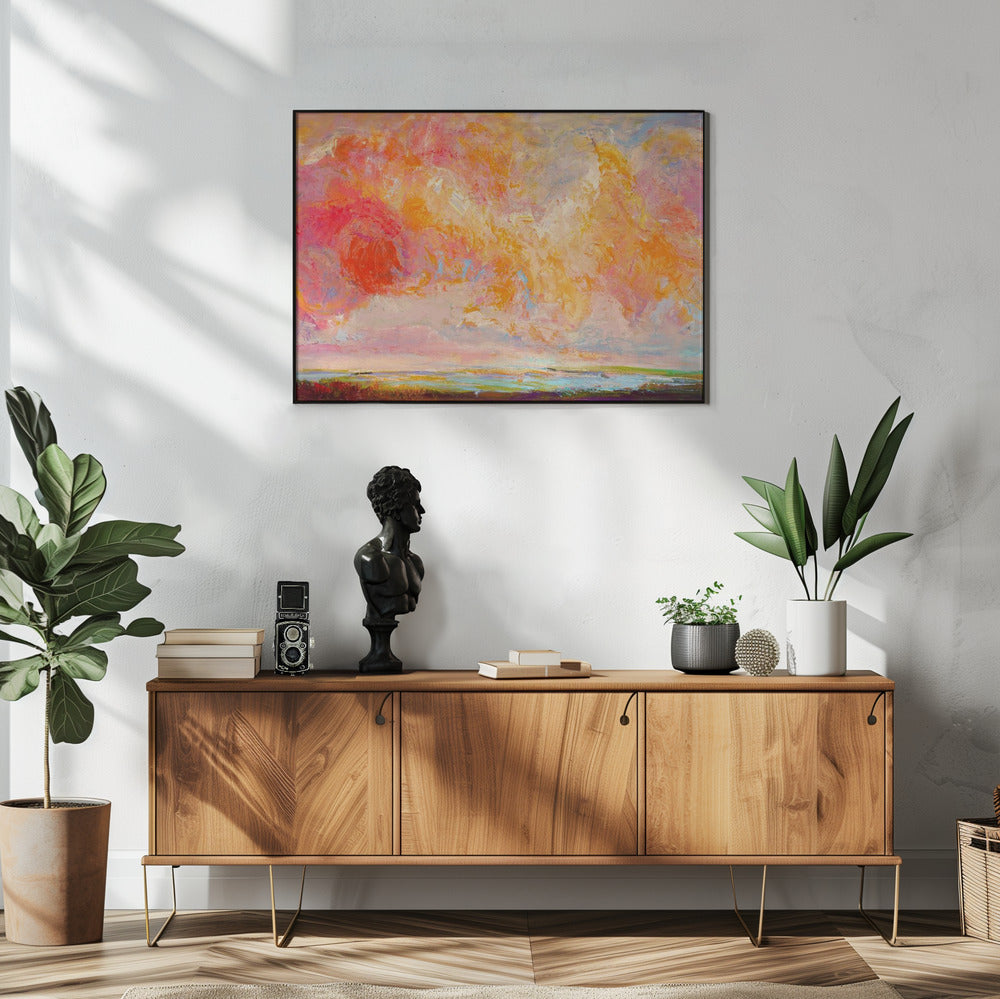 Fiery Skyscape | Poster