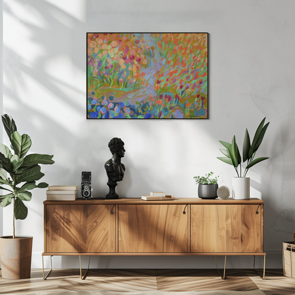 Lebendiger Gartenweg | Poster