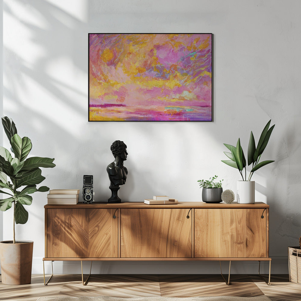 Strahlender Sonnenuntergangstraum | Poster