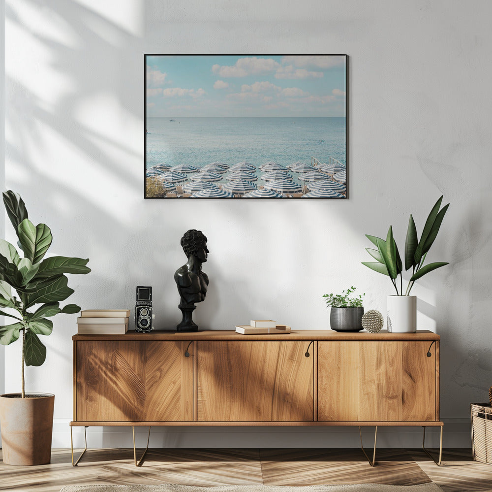 Strandschirme an der französischen Riviera II | Poster