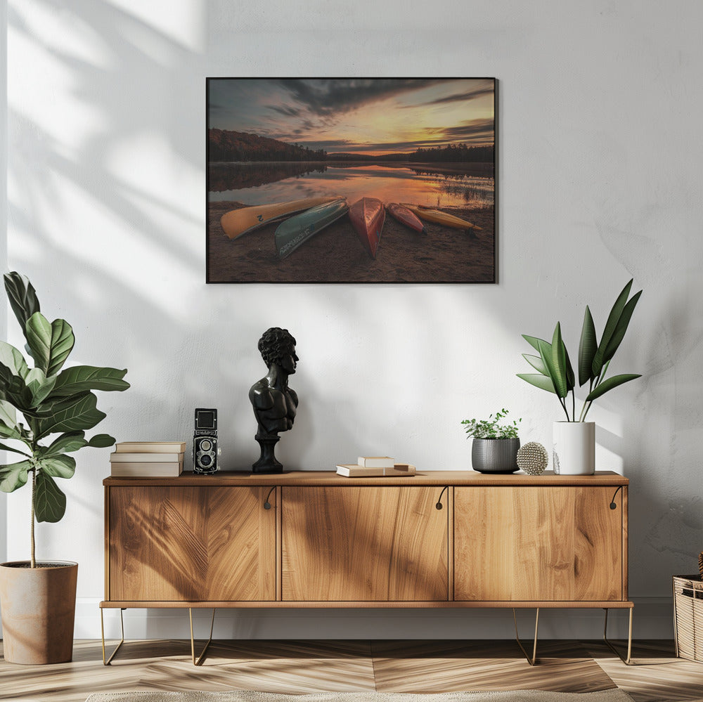 Sonnenaufgang am See | Poster