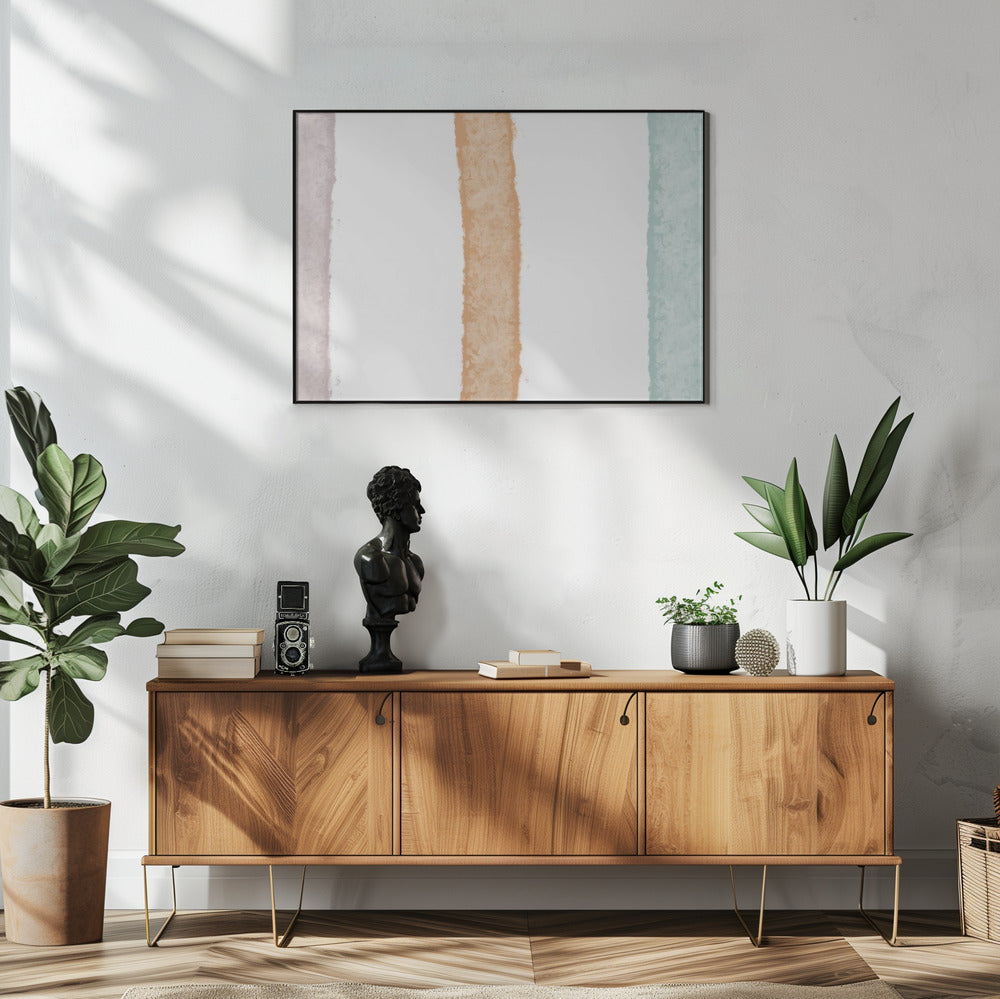 Bunte Streifen Harmonie | Poster