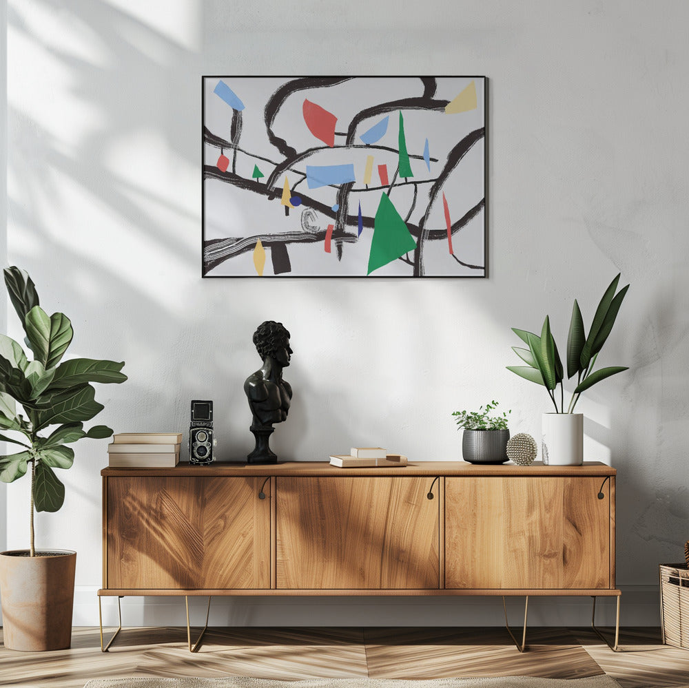 Farben im Wald | Poster