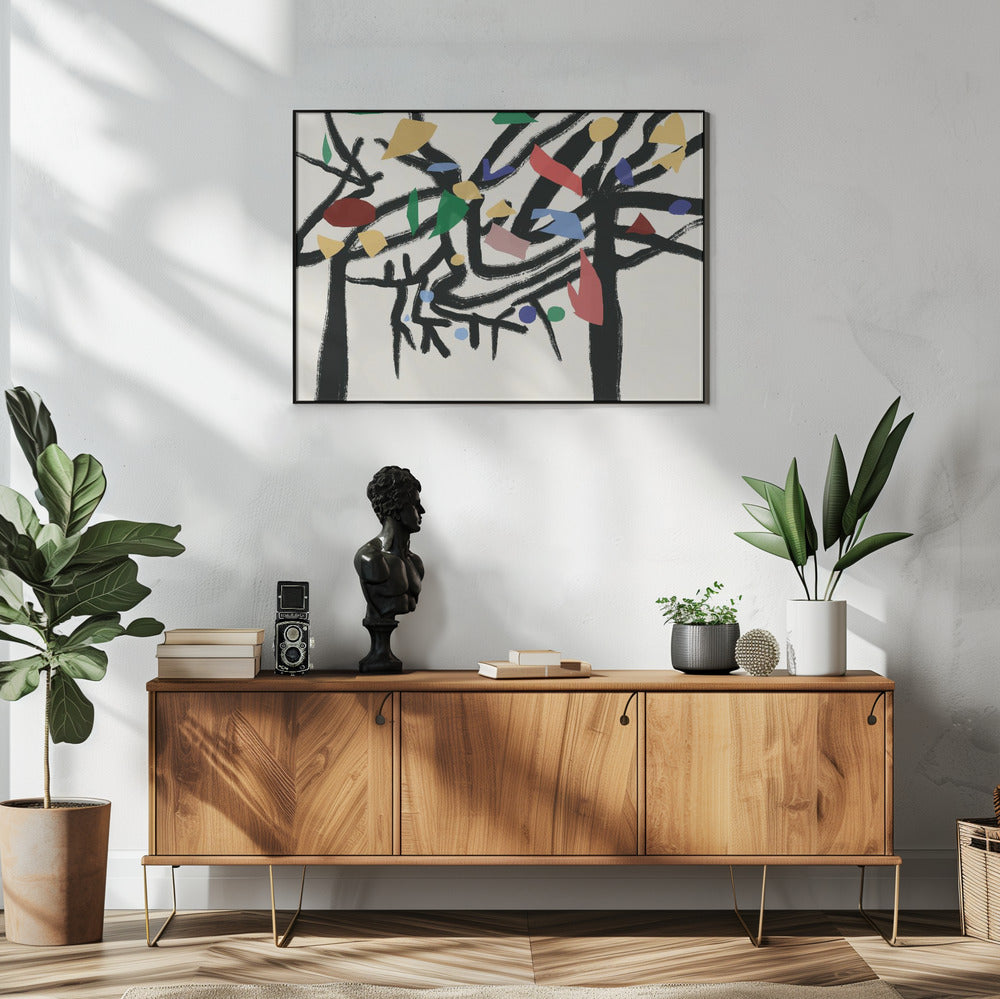 Farben im Wald 02 | Poster