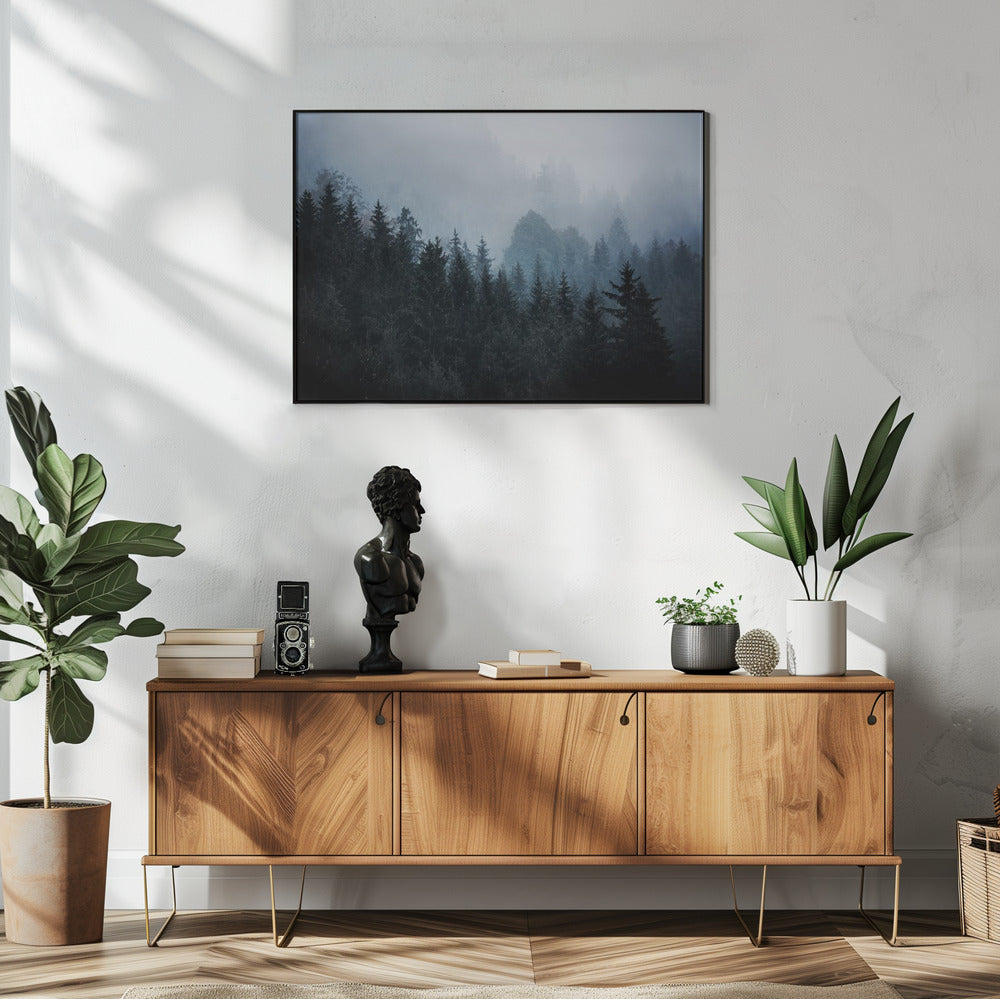 Nebliger Wald 5 | Poster
