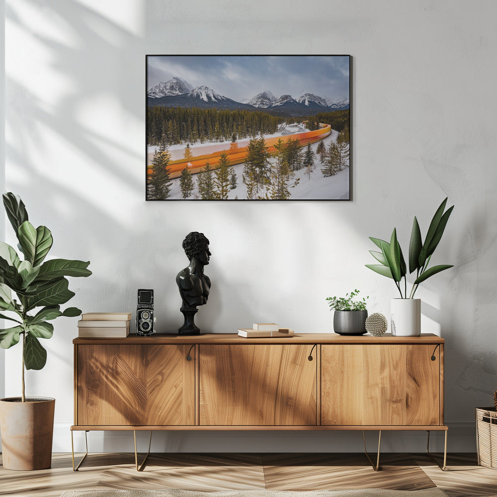 Morant's Curve im Winter | Poster