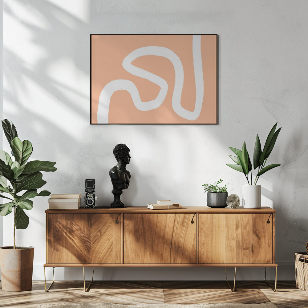 Bunte Minimalform | Poster