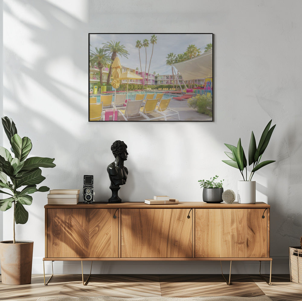 Am Pool des Saguaro Hotels – Palm Springs | Poster