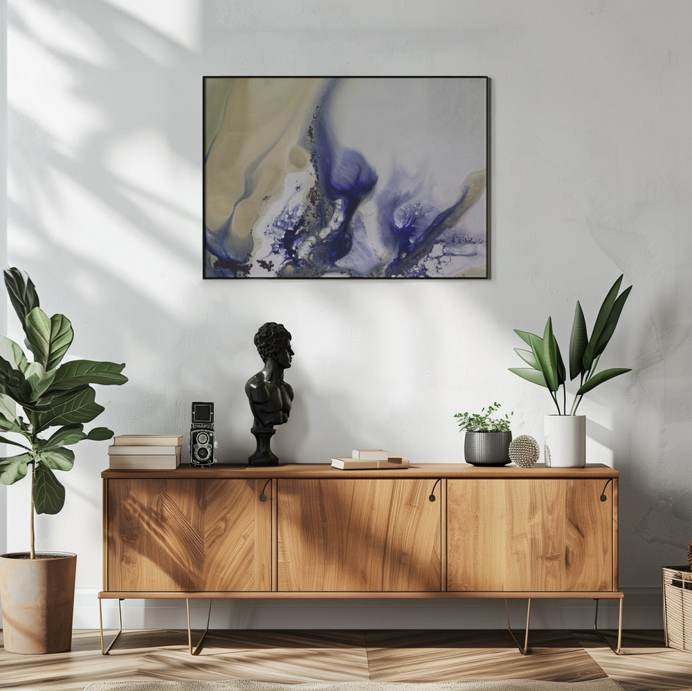 Wirbel der Wasserlandschaft. | Poster