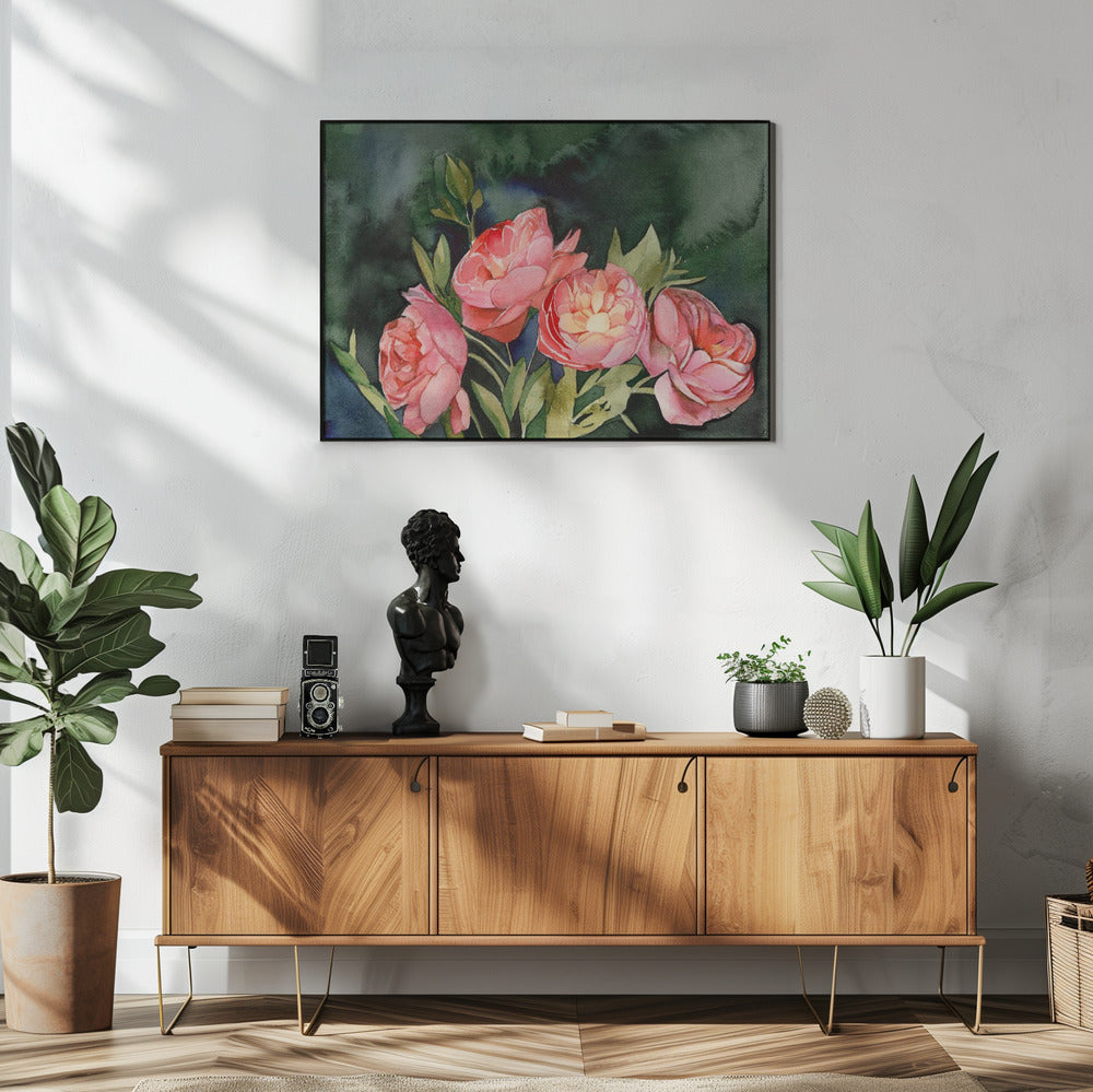 Dunkle Blüten | Poster