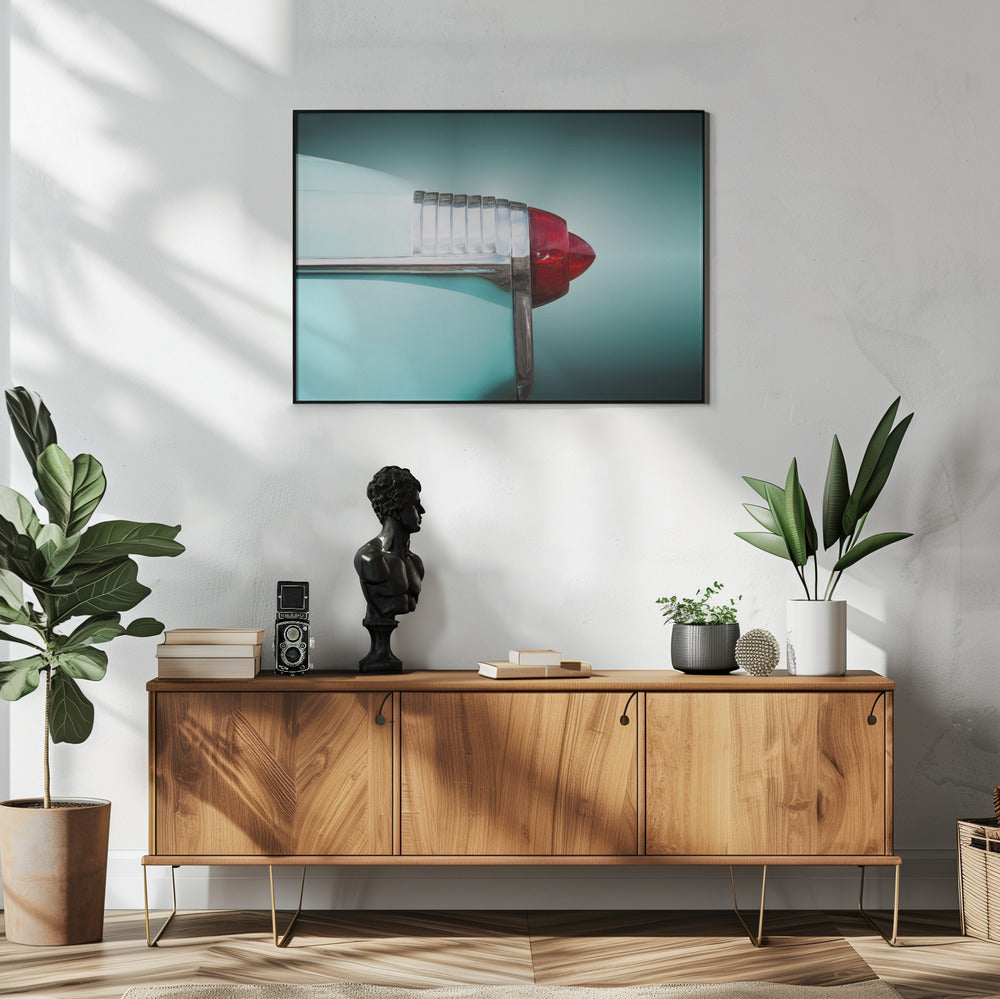 Amerikanischer Oldtimer Super 88 1953 Heck | Poster