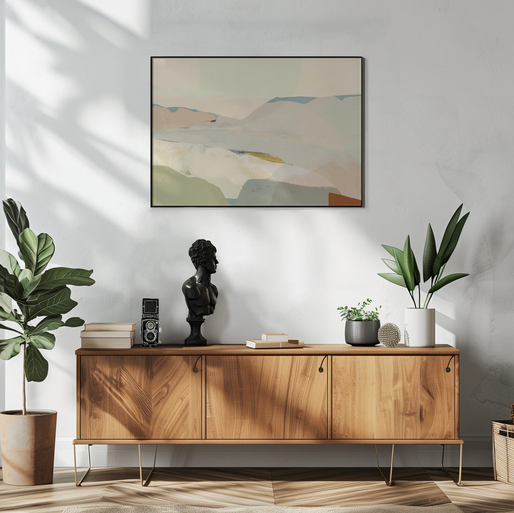 Farbblocklandschaft 2 | Poster