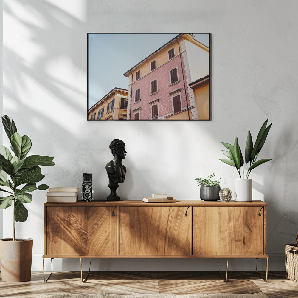 Pastell Bologna | Italien Reisefotografie | Poster