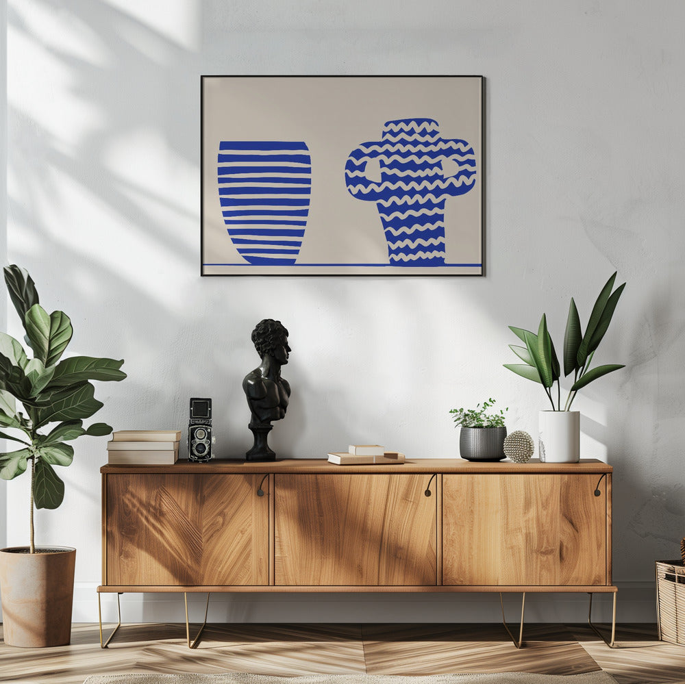 Blaue Vasen | Poster