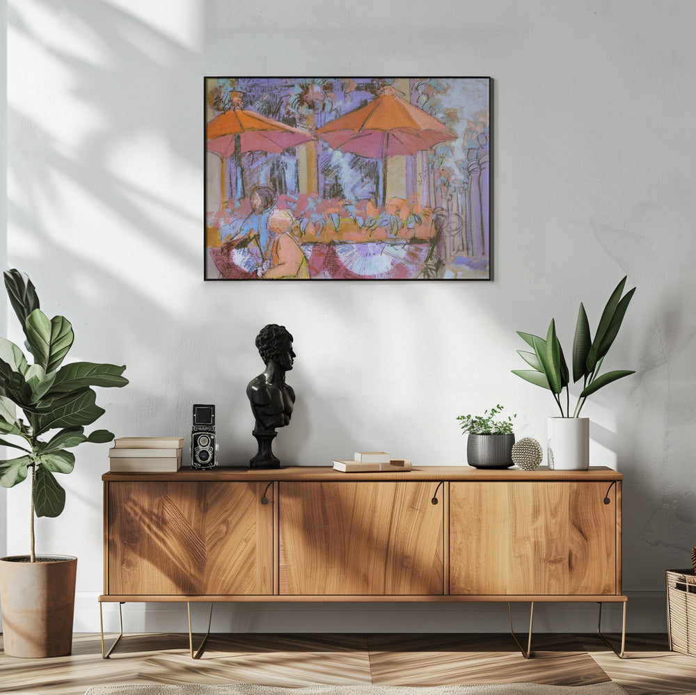 Sunny Café Moment | Poster