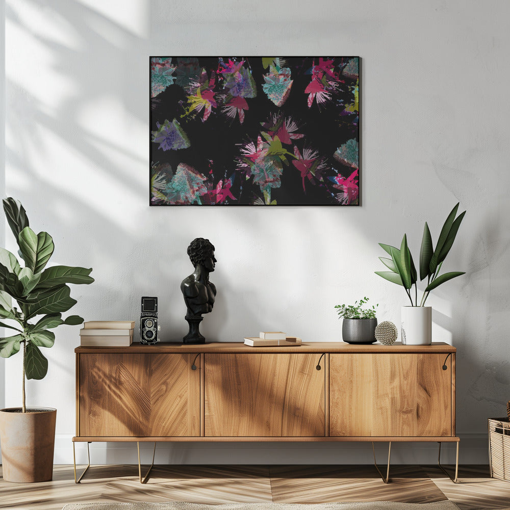 Neon-Blumenmix | Poster