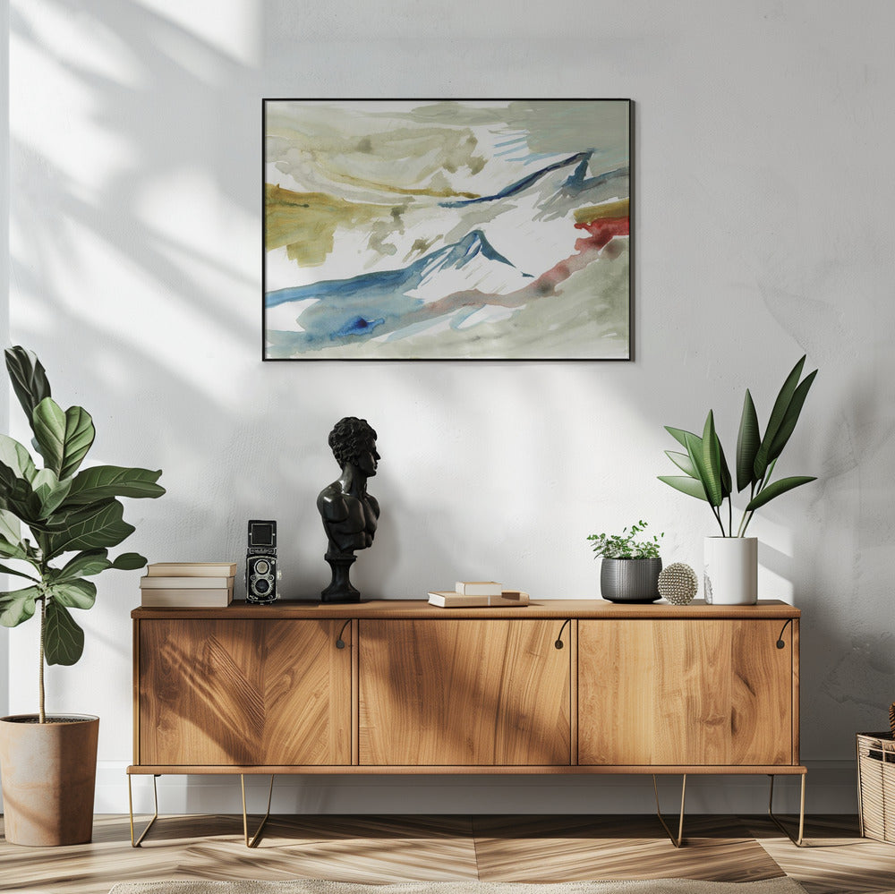 Abstrakte Landschaft 1 | Poster