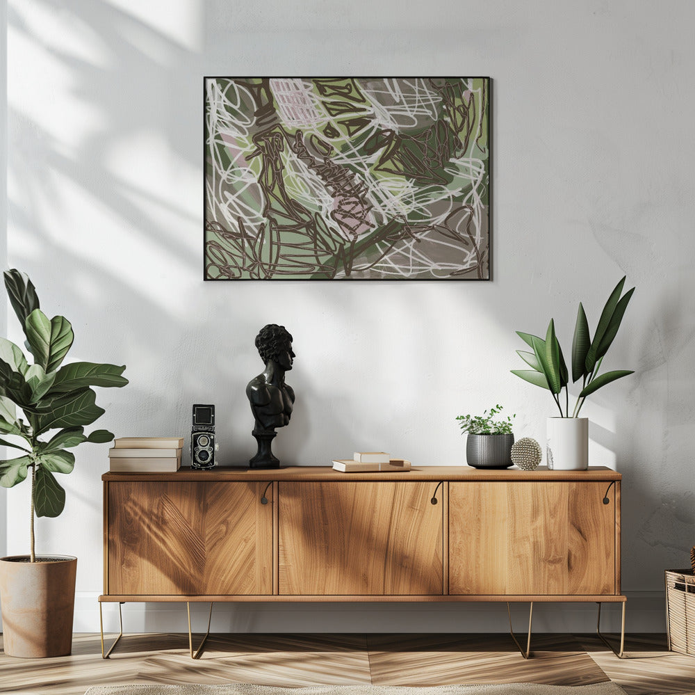 Gekritzel Abstrakt | Poster