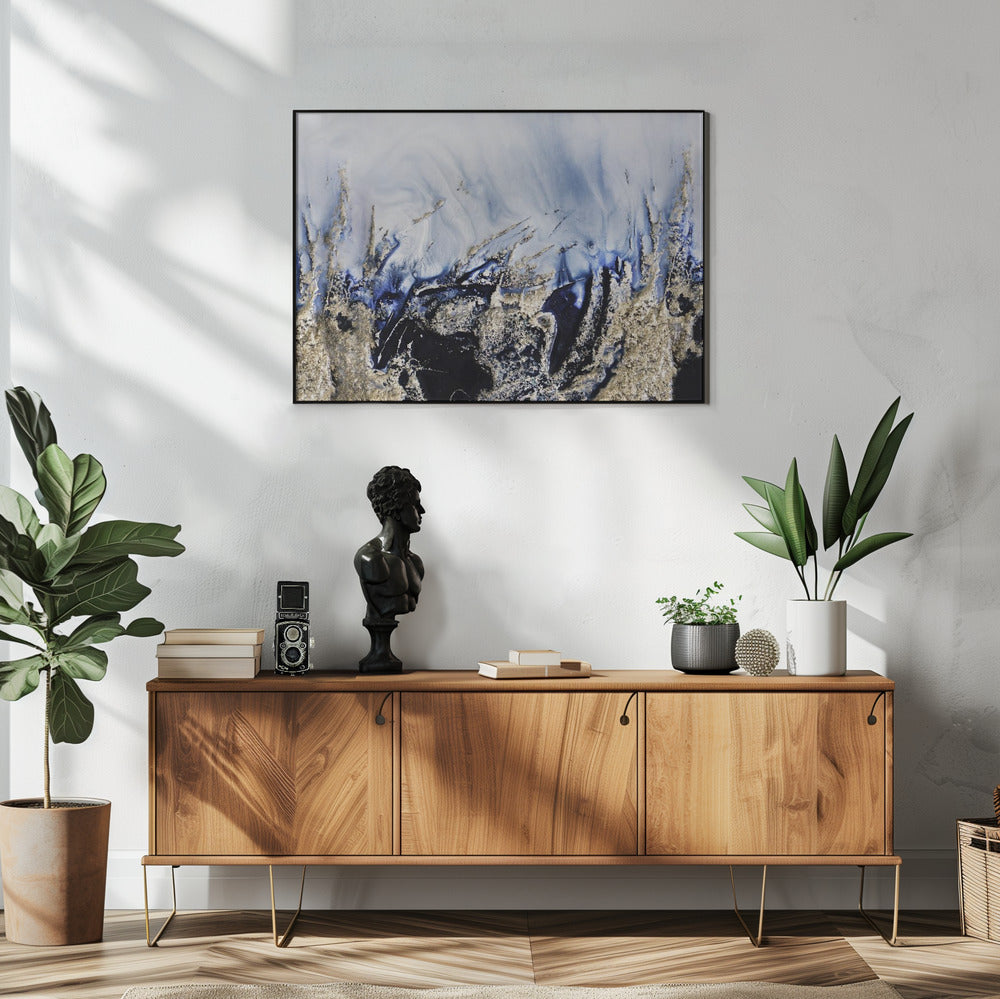 Dramatische Kunst - Goldene Felsen | Poster